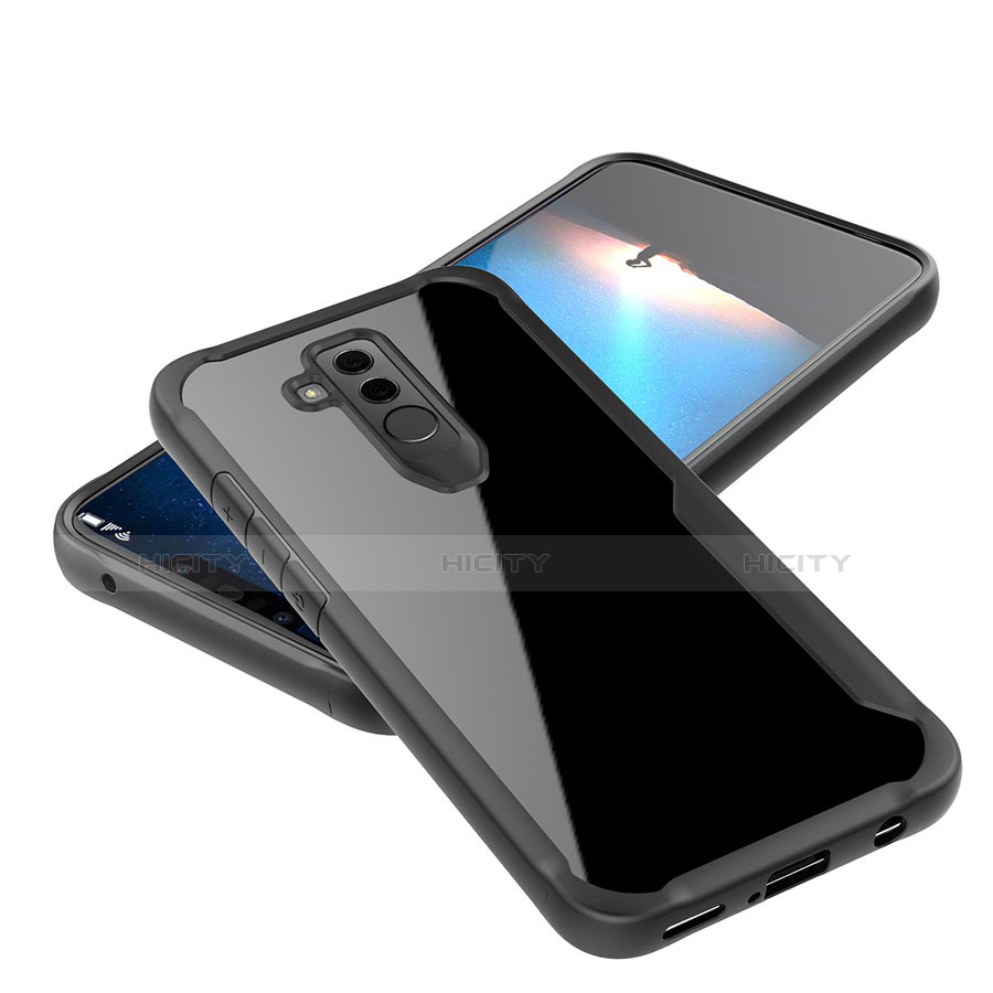 Silikon Schutzhülle Rahmen Tasche Hülle Durchsichtig Transparent Spiegel M01 für Huawei Mate 20 Lite