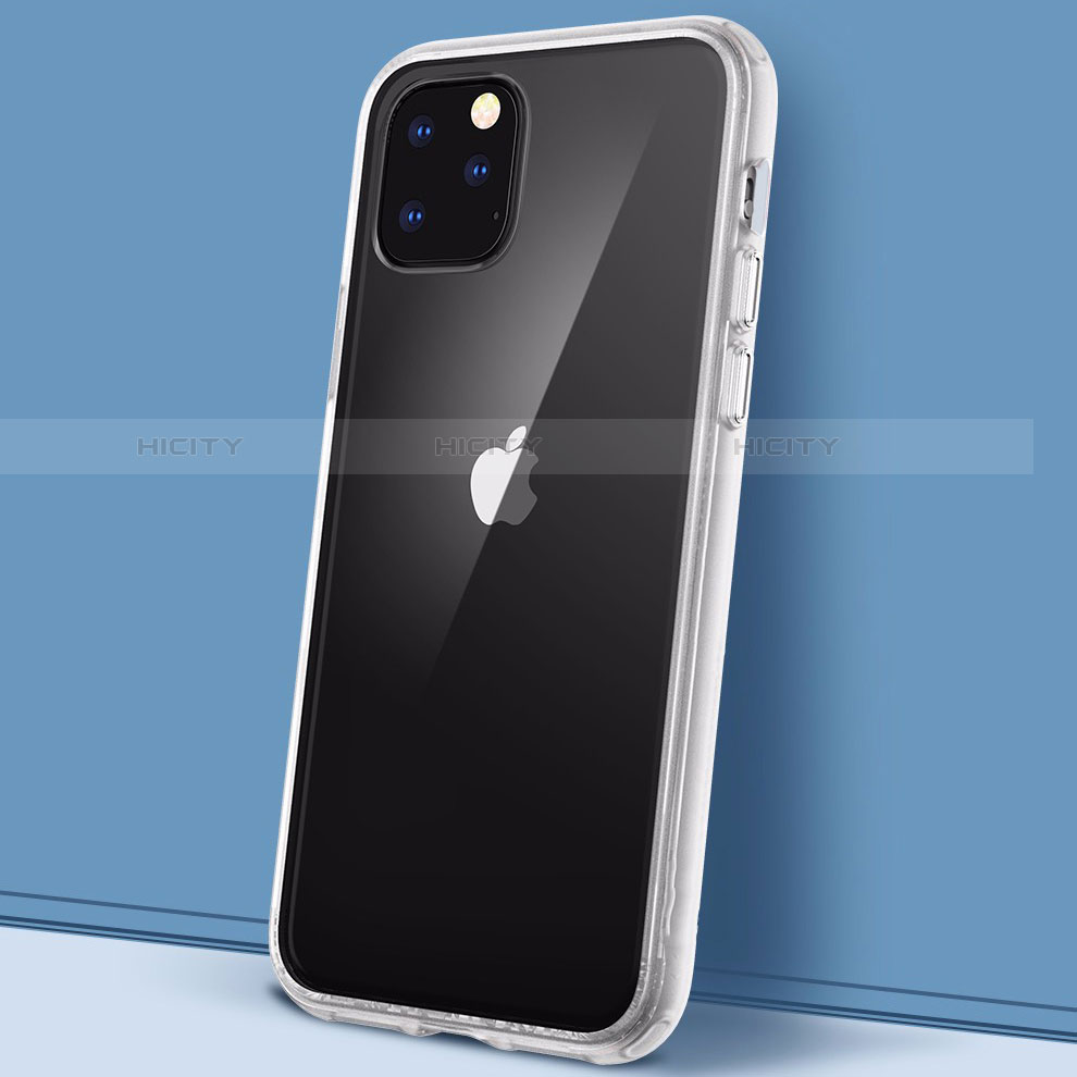 Silikon Schutzhülle Rahmen Tasche Hülle Durchsichtig Transparent Spiegel M02 für Apple iPhone 11 Pro Max