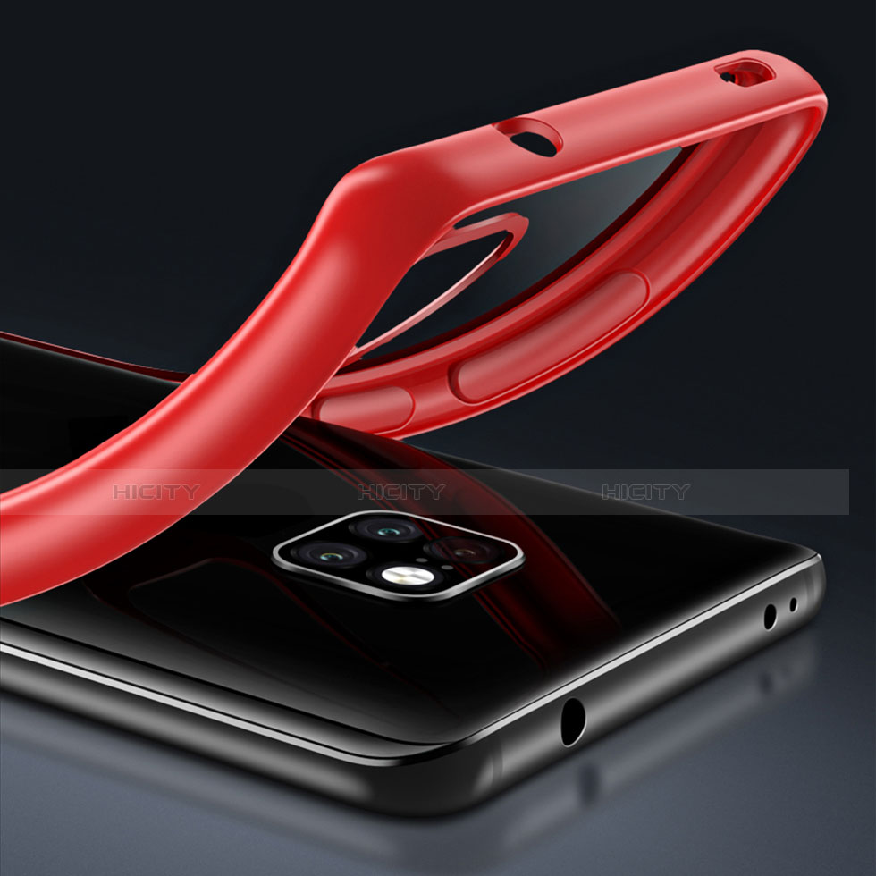 Silikon Schutzhülle Rahmen Tasche Hülle Durchsichtig Transparent Spiegel M02 für Huawei Mate 20