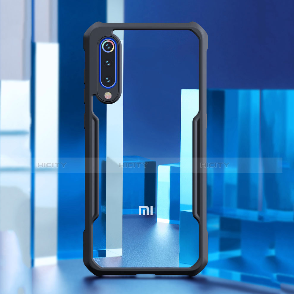 Silikon Schutzhülle Rahmen Tasche Hülle Durchsichtig Transparent Spiegel M02 für Xiaomi Mi 9