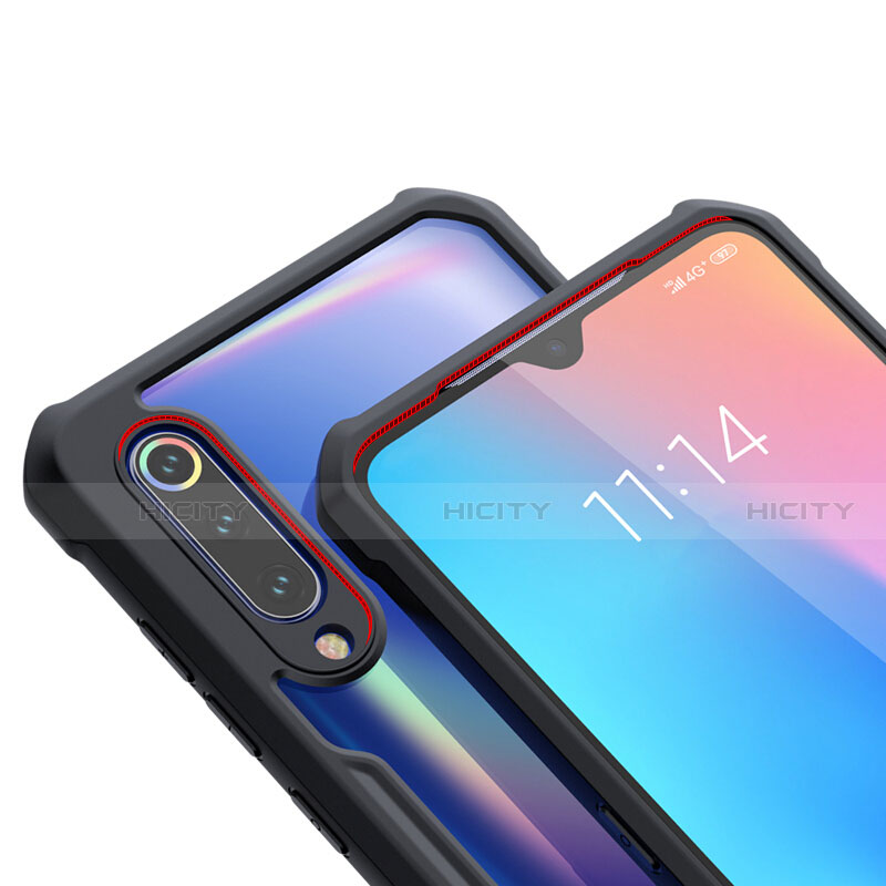 Silikon Schutzhülle Rahmen Tasche Hülle Durchsichtig Transparent Spiegel M02 für Xiaomi Mi 9