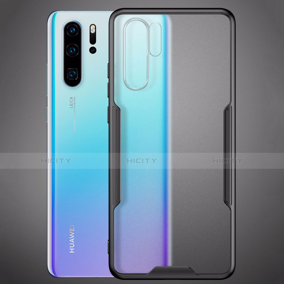 Silikon Schutzhülle Rahmen Tasche Hülle Durchsichtig Transparent Spiegel M03 für Huawei P30 Pro