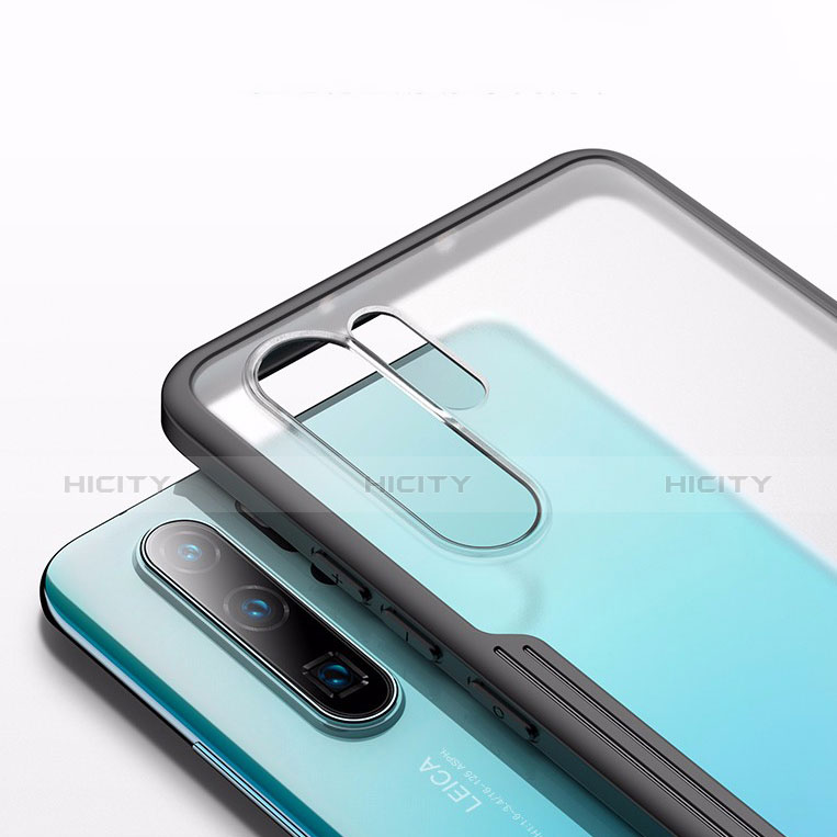 Silikon Schutzhülle Rahmen Tasche Hülle Durchsichtig Transparent Spiegel M03 für Huawei P30 Pro New Edition groß