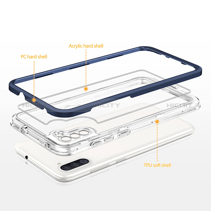 Silikon Schutzhülle Rahmen Tasche Hülle Durchsichtig Transparent Spiegel MQ1 für Samsung Galaxy A11