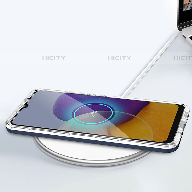 Silikon Schutzhülle Rahmen Tasche Hülle Durchsichtig Transparent Spiegel MQ1 für Samsung Galaxy A82 5G groß