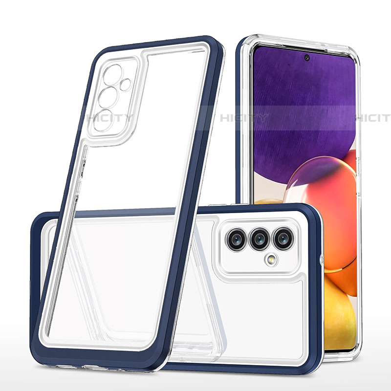 Silikon Schutzhülle Rahmen Tasche Hülle Durchsichtig Transparent Spiegel MQ1 für Samsung Galaxy A82 5G