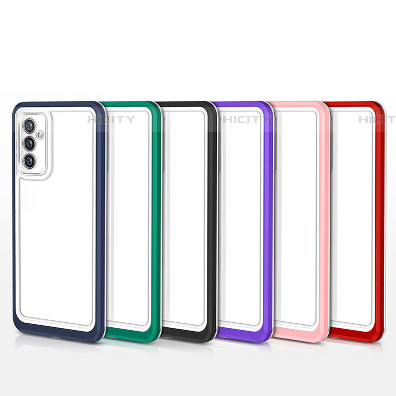 Silikon Schutzhülle Rahmen Tasche Hülle Durchsichtig Transparent Spiegel MQ1 für Samsung Galaxy A82 5G