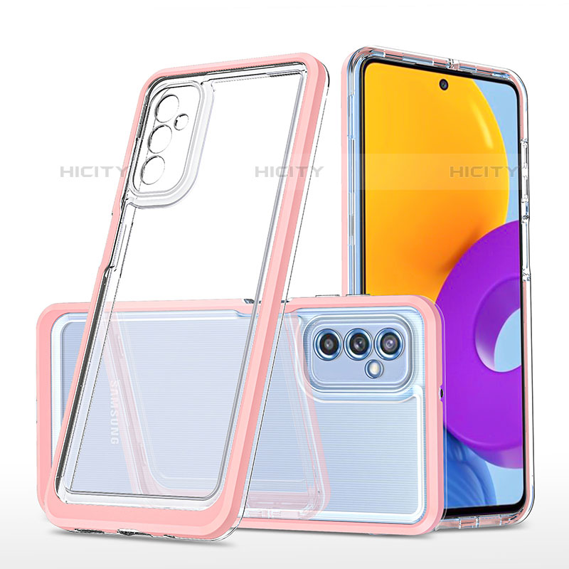 Silikon Schutzhülle Rahmen Tasche Hülle Durchsichtig Transparent Spiegel MQ1 für Samsung Galaxy M52 5G