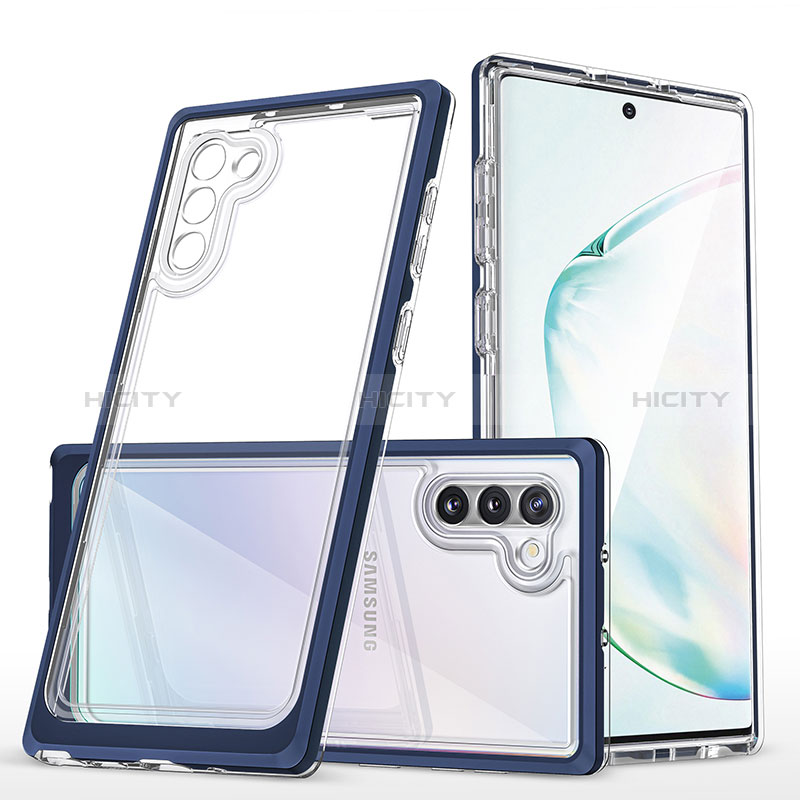 Silikon Schutzhülle Rahmen Tasche Hülle Durchsichtig Transparent Spiegel MQ1 für Samsung Galaxy Note 10 5G