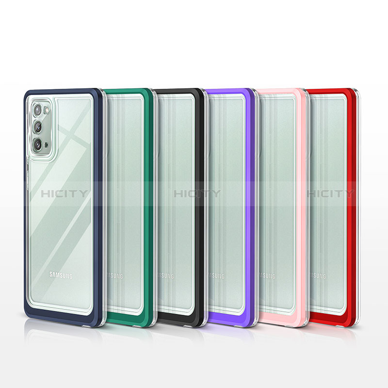 Silikon Schutzhülle Rahmen Tasche Hülle Durchsichtig Transparent Spiegel MQ1 für Samsung Galaxy Note 20 5G