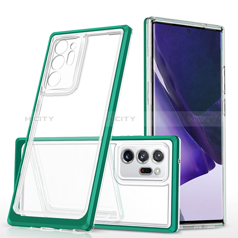 Silikon Schutzhülle Rahmen Tasche Hülle Durchsichtig Transparent Spiegel MQ1 für Samsung Galaxy Note 20 Ultra 5G groß