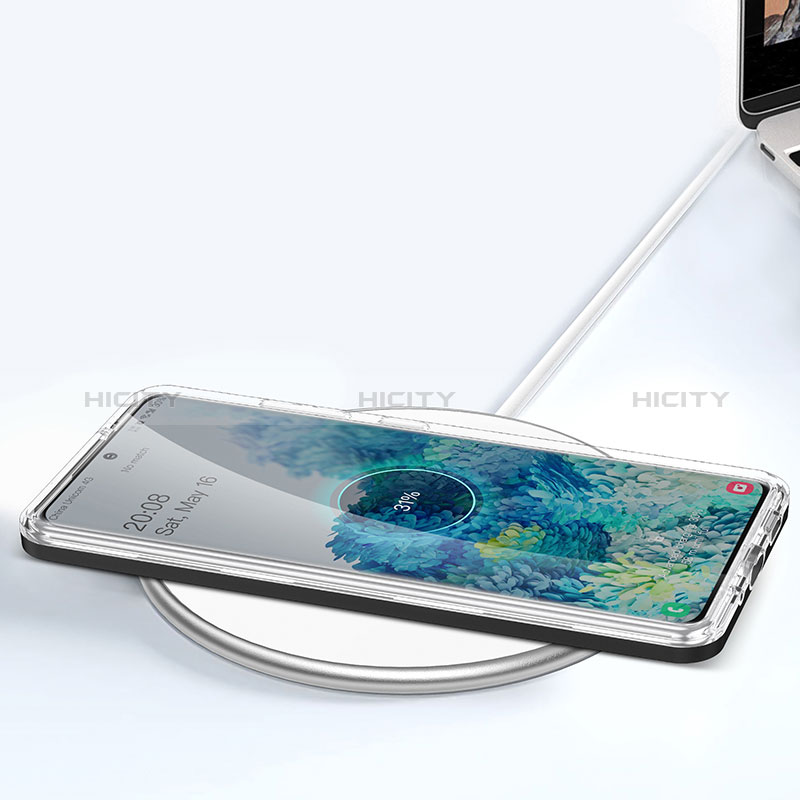 Silikon Schutzhülle Rahmen Tasche Hülle Durchsichtig Transparent Spiegel MQ1 für Samsung Galaxy S20 FE (2022) 5G