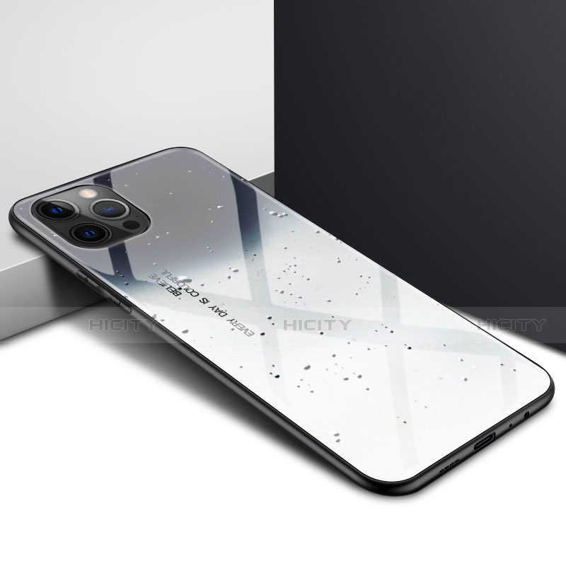 Silikon Schutzhülle Rahmen Tasche Hülle Durchsichtig Transparent Spiegel N01 für Apple iPhone 12 Pro