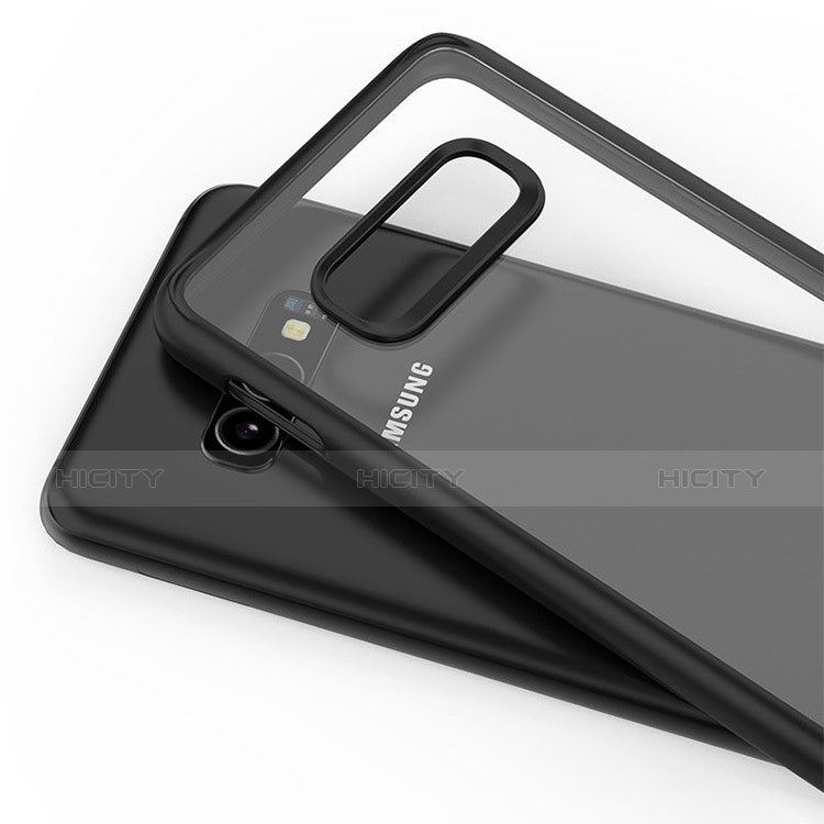 Silikon Schutzhülle Rahmen Tasche Hülle Durchsichtig Transparent Spiegel S01 für Samsung Galaxy S10e groß