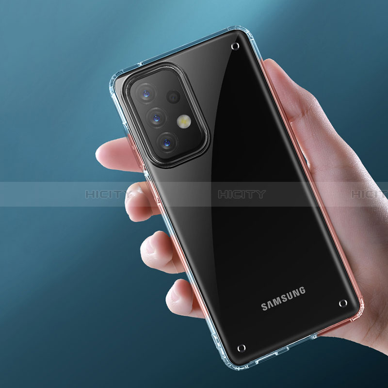 Silikon Schutzhülle Rahmen Tasche Hülle Durchsichtig Transparent Spiegel WL2 für Samsung Galaxy A33 5G