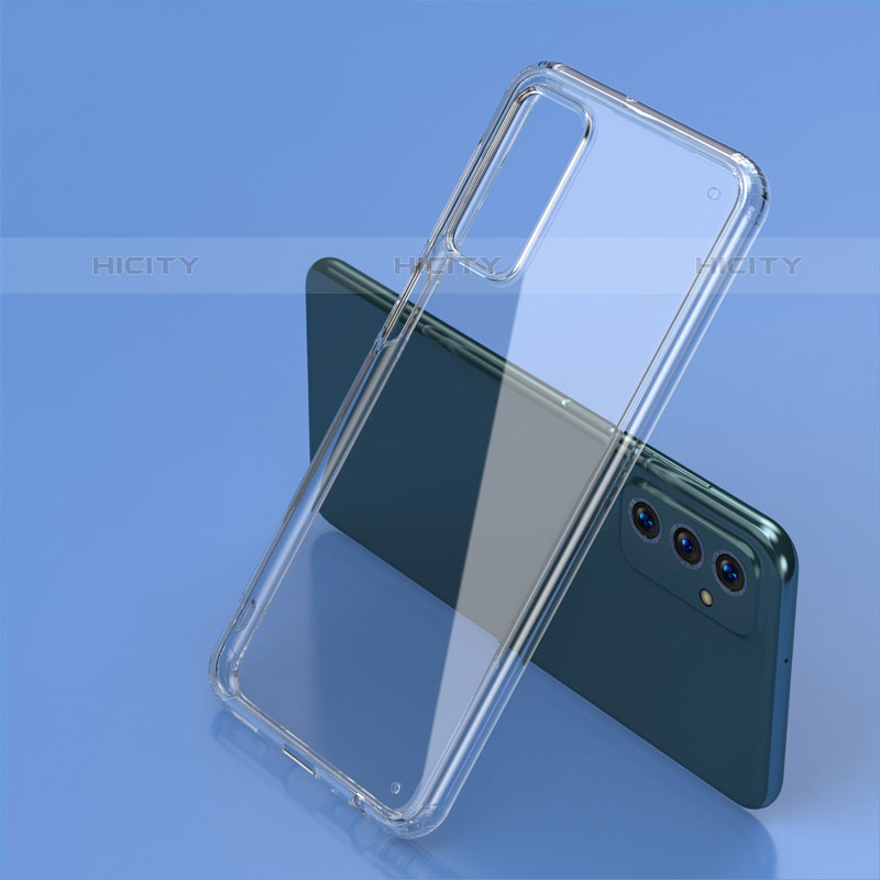 Silikon Schutzhülle Rahmen Tasche Hülle Durchsichtig Transparent Spiegel WL2 für Samsung Galaxy M23 5G groß