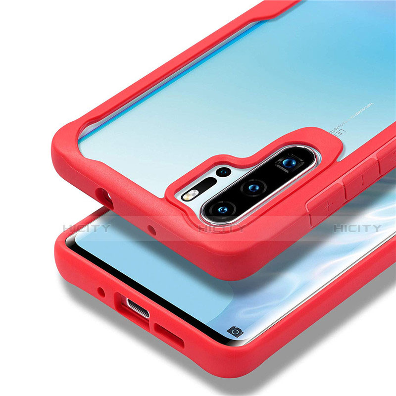 Silikon Schutzhülle Rahmen Tasche Hülle Durchsichtig Transparent Spiegel Z02 für Huawei P30 Pro