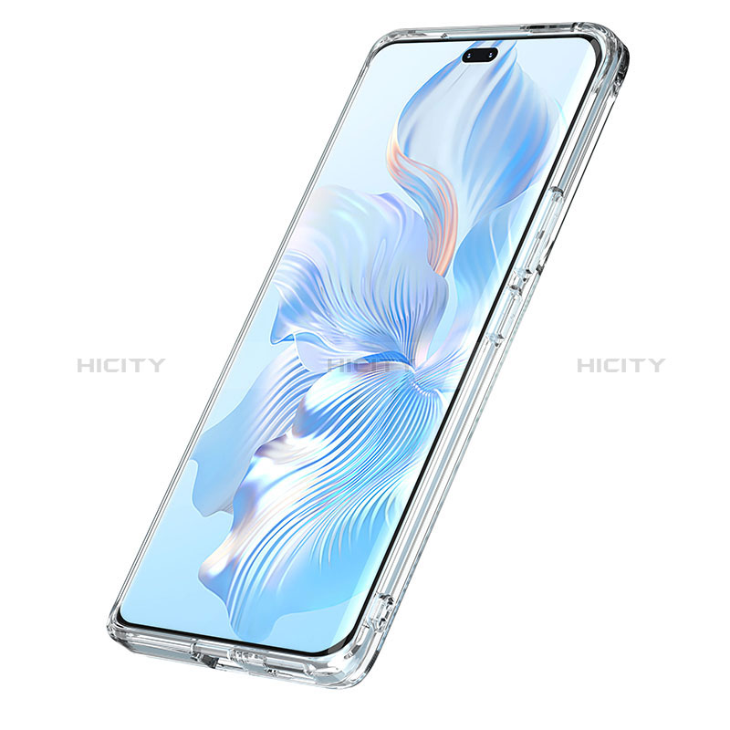 Silikon Schutzhülle Rahmen Tasche Hülle Durchsichtig Transparent W01L für Huawei Honor 80 Pro Flat 5G