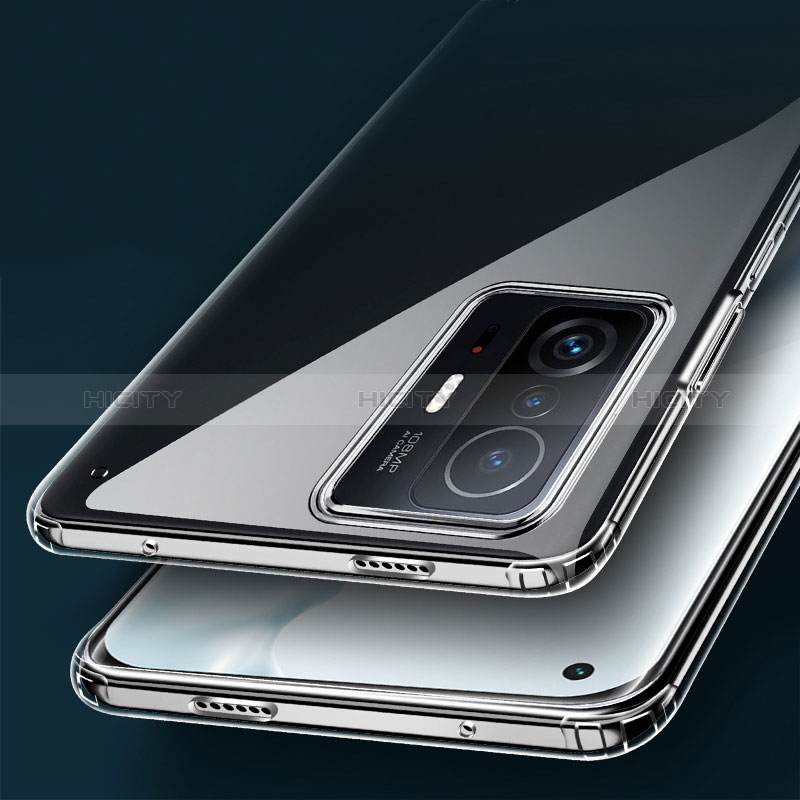 Silikon Schutzhülle Rahmen Tasche Hülle Durchsichtig Transparent W01L für Xiaomi Mi 11T Pro 5G