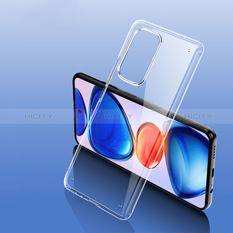 Silikon Schutzhülle Rahmen Tasche Hülle Durchsichtig Transparent W01L für Xiaomi Mi 11X 5G groß