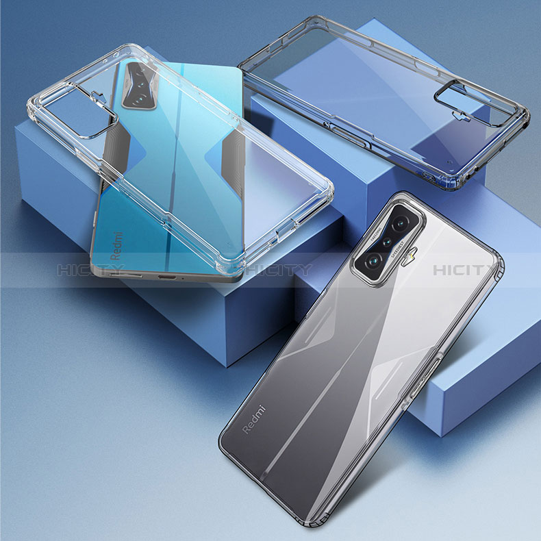 Silikon Schutzhülle Rahmen Tasche Hülle Durchsichtig Transparent W01L für Xiaomi Poco F4 GT 5G