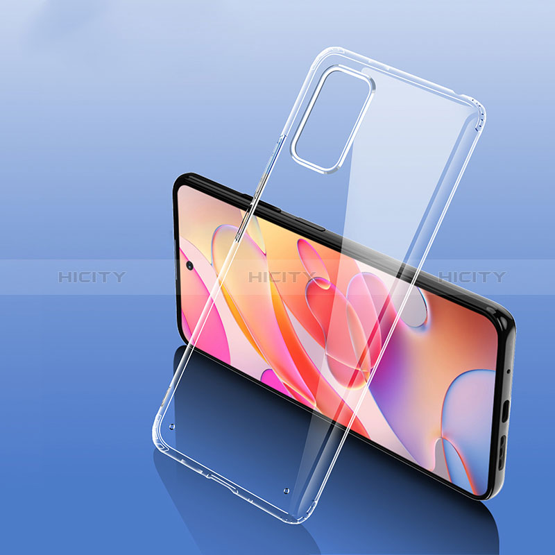 Silikon Schutzhülle Rahmen Tasche Hülle Durchsichtig Transparent W01L für Xiaomi POCO M3 Pro 5G groß