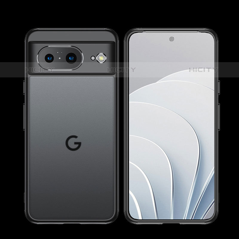 Silikon Schutzhülle Rahmen Tasche Hülle Durchsichtig Transparent WL1 für Google Pixel 8 5G groß