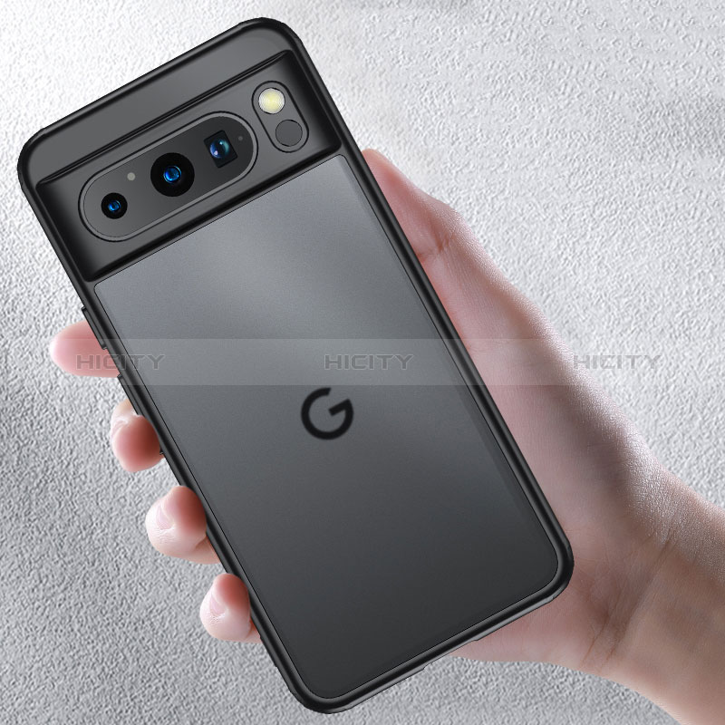 Silikon Schutzhülle Rahmen Tasche Hülle Durchsichtig Transparent WL1 für Google Pixel 8 Pro 5G