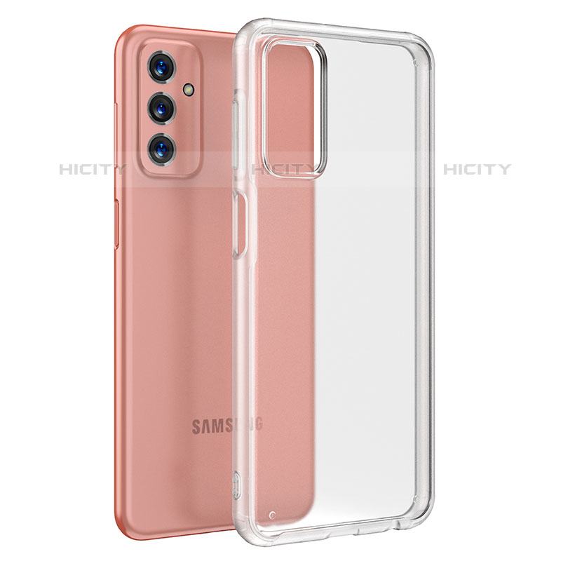 Silikon Schutzhülle Rahmen Tasche Hülle Durchsichtig Transparent WL1 für Samsung Galaxy M23 5G groß