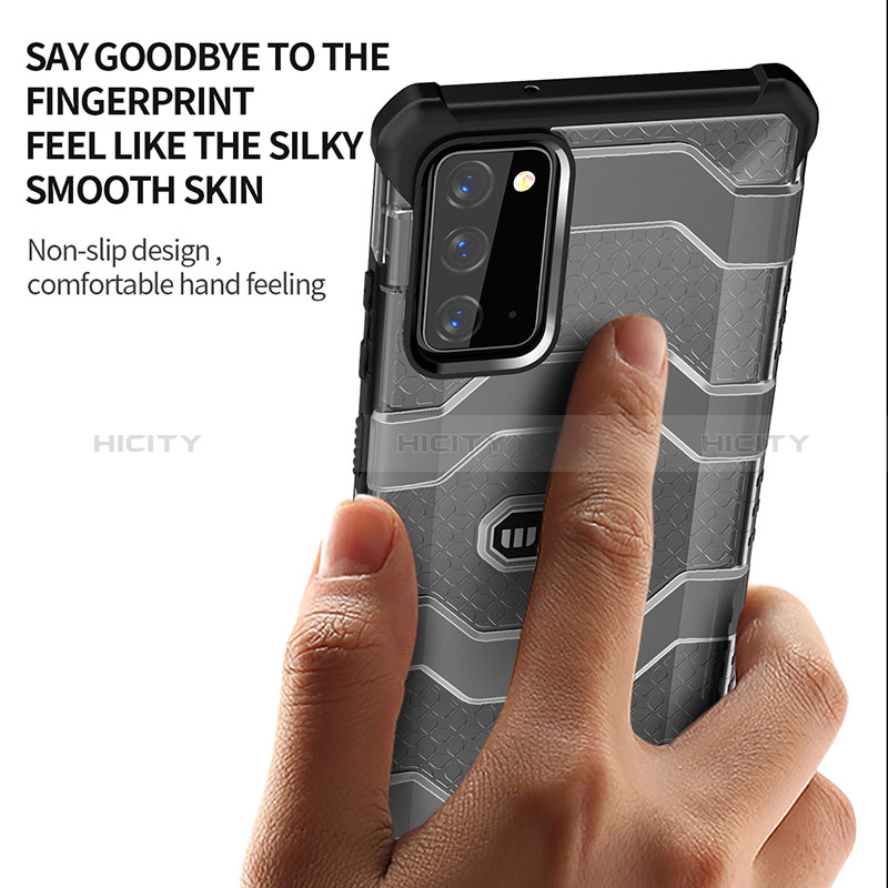 Silikon Schutzhülle Rahmen Tasche Hülle Durchsichtig Transparent WL1 für Samsung Galaxy S20 FE (2022) 5G groß
