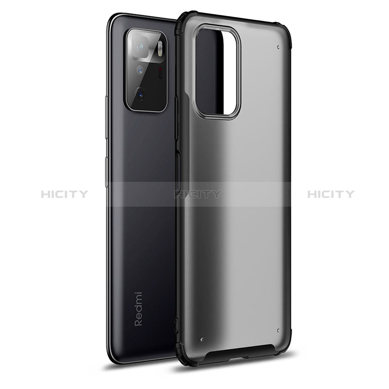 Silikon Schutzhülle Rahmen Tasche Hülle Durchsichtig Transparent WL1 für Xiaomi Poco X3 GT 5G Schwarz Plus