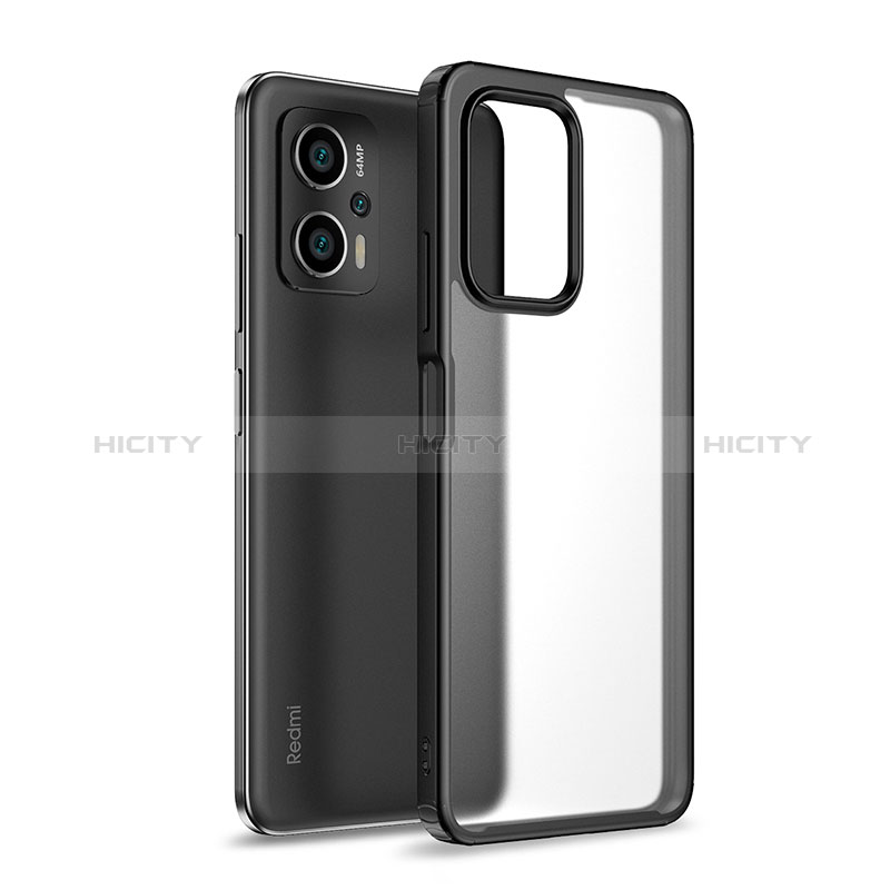 Silikon Schutzhülle Rahmen Tasche Hülle Durchsichtig Transparent WL1 für Xiaomi Poco X4 GT 5G Schwarz Plus