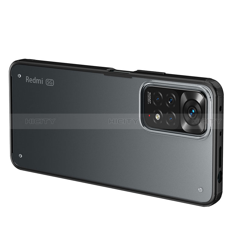 Silikon Schutzhülle Rahmen Tasche Hülle Durchsichtig Transparent WL1 für Xiaomi Redmi Note 11 Pro 4G