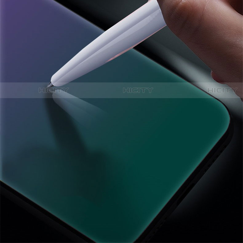 Silikon Schutzhülle Rahmen Tasche Hülle Spiegel Farbverlauf Regenbogen für Samsung Galaxy S10 5G groß