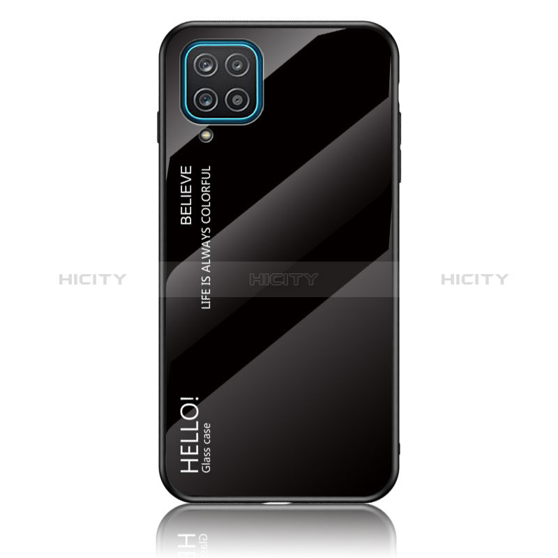 Silikon Schutzhülle Rahmen Tasche Hülle Spiegel Farbverlauf Regenbogen LS1 für Samsung Galaxy A12 5G