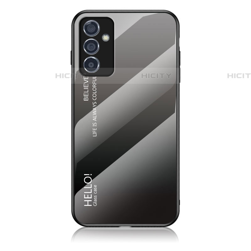 Silikon Schutzhülle Rahmen Tasche Hülle Spiegel Farbverlauf Regenbogen LS1 für Samsung Galaxy A82 5G groß
