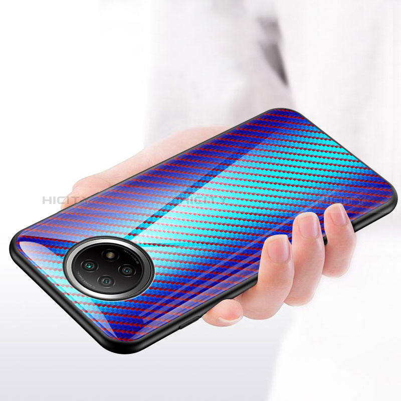 Silikon Schutzhülle Rahmen Tasche Hülle Spiegel Farbverlauf Regenbogen LS2 für Xiaomi Redmi Note 9 5G