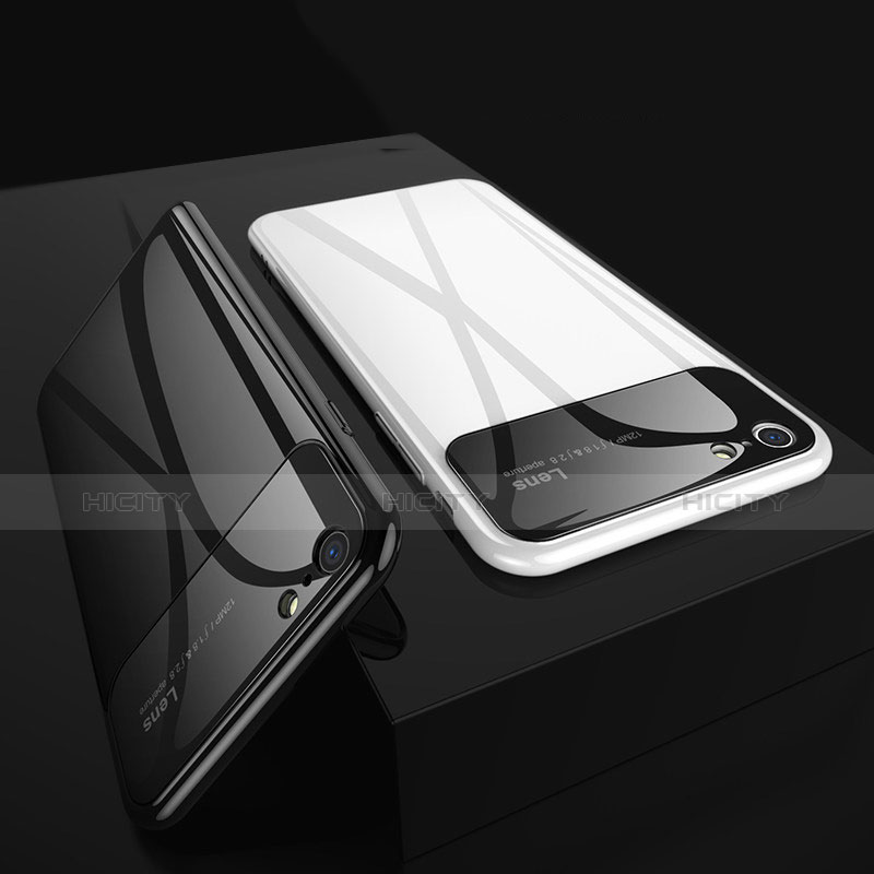 Silikon Schutzhülle Rahmen Tasche Hülle Spiegel für Apple iPhone 6 Plus groß