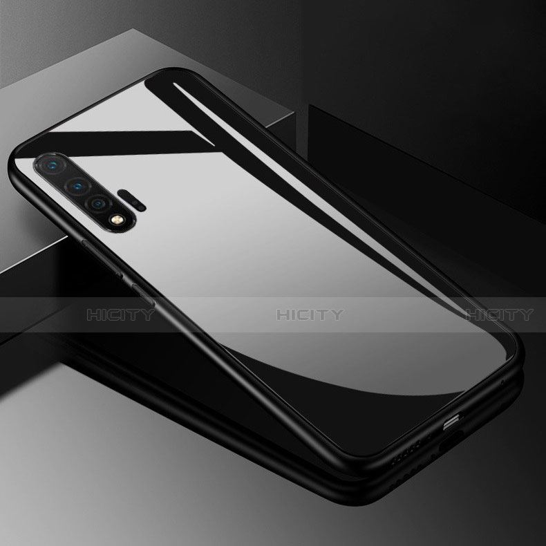 Silikon Schutzhülle Rahmen Tasche Hülle Spiegel für Huawei Nova 6 5G
