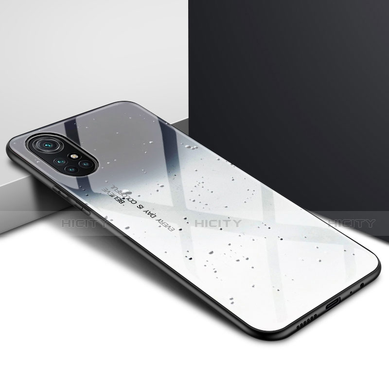 Silikon Schutzhülle Rahmen Tasche Hülle Spiegel für Huawei Nova 8 Pro 5G