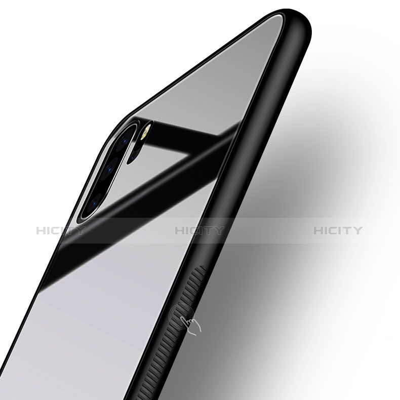 Silikon Schutzhülle Rahmen Tasche Hülle Spiegel für Huawei P30 Pro New Edition groß