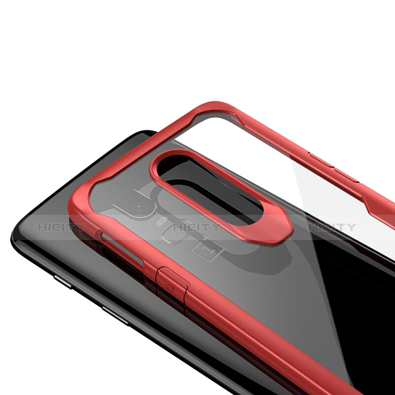 Silikon Schutzhülle Rahmen Tasche Hülle Spiegel für OnePlus 6 groß