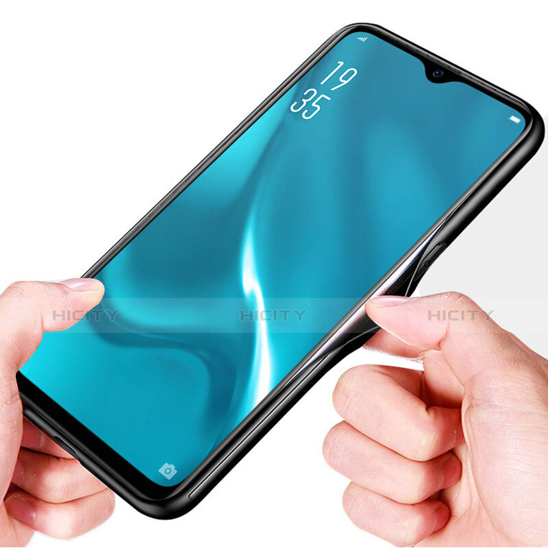 Silikon Schutzhülle Rahmen Tasche Hülle Spiegel für Oppo A7