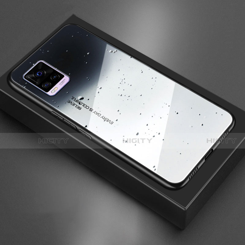 Silikon Schutzhülle Rahmen Tasche Hülle Spiegel für Vivo V20