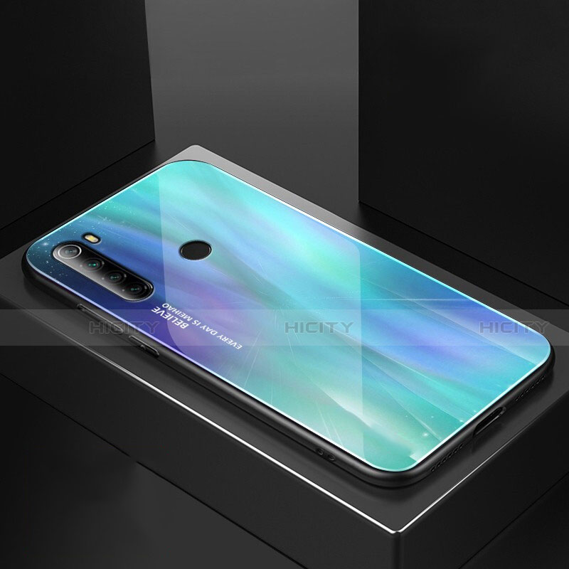 Silikon Schutzhülle Rahmen Tasche Hülle Spiegel für Xiaomi Redmi Note 8 (2021)