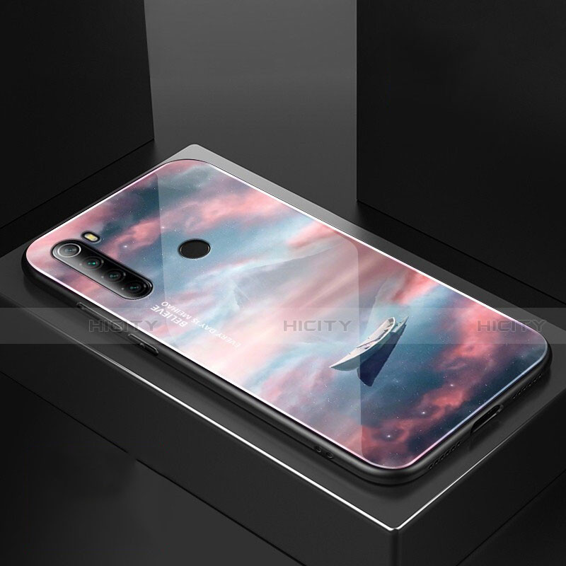 Silikon Schutzhülle Rahmen Tasche Hülle Spiegel für Xiaomi Redmi Note 8 (2021)