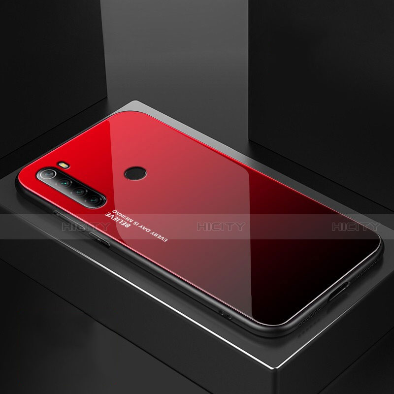 Silikon Schutzhülle Rahmen Tasche Hülle Spiegel für Xiaomi Redmi Note 8 (2021)