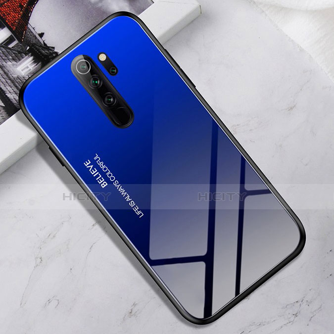 Silikon Schutzhülle Rahmen Tasche Hülle Spiegel für Xiaomi Redmi Note 8 Pro