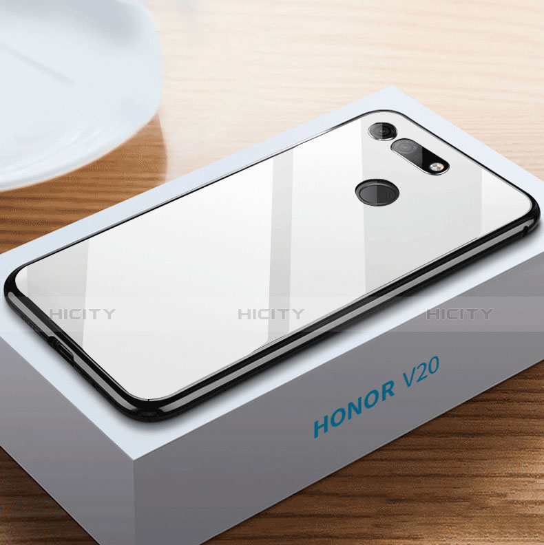 Silikon Schutzhülle Rahmen Tasche Hülle Spiegel M01 für Huawei Honor View 20 groß