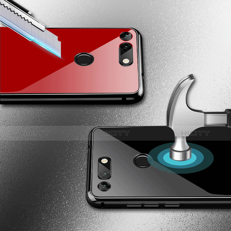 Silikon Schutzhülle Rahmen Tasche Hülle Spiegel M01 für Huawei Honor View 20